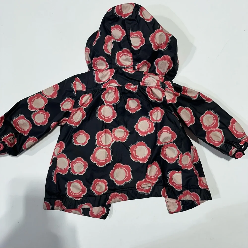 Old Navy floral rain jacket size 2T